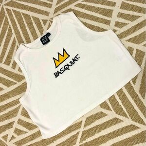BASQUIAT Crop Top Tank